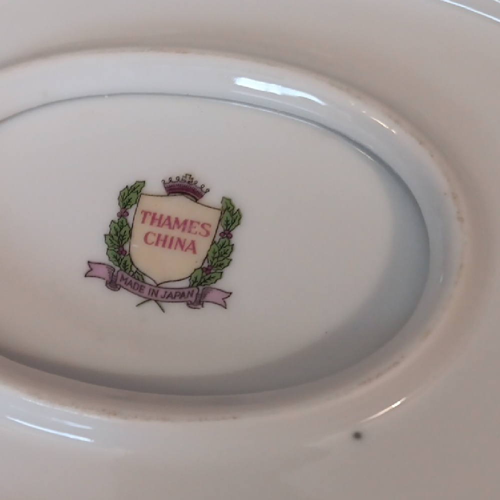 Rosenthal Sleb Elegant Rose Gravy Bowl With Attached Plate . . - Picture 2 of 6